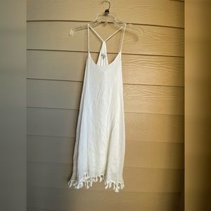 White Spaghetti Strap Dress
